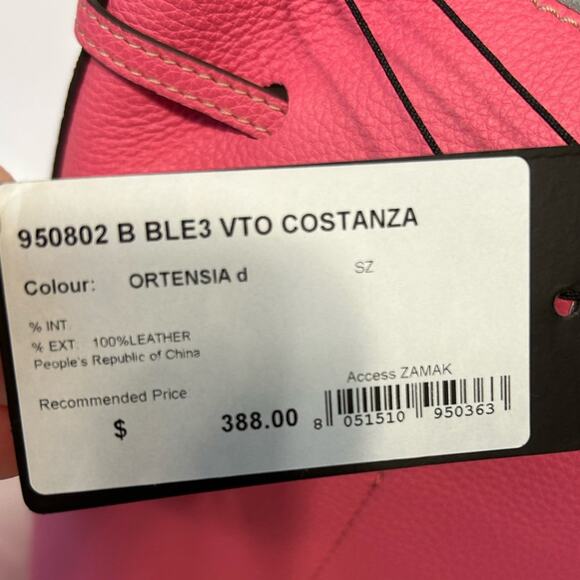 Furla Costanza Drawstring Bucket Bag in Ortenzia ( Barbie Pink) New with tag - Picture 13 of 15